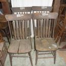 B2580 Vintage/Antique set of (4) Arrow Back Chairs