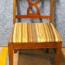 B2221 Vintage/Antique Set of 5 Chairs with Upholstered Seats