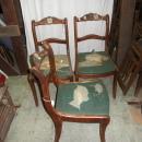 B2749 Vintage/Antique Fancy Set of 3 Mahogany Chairs