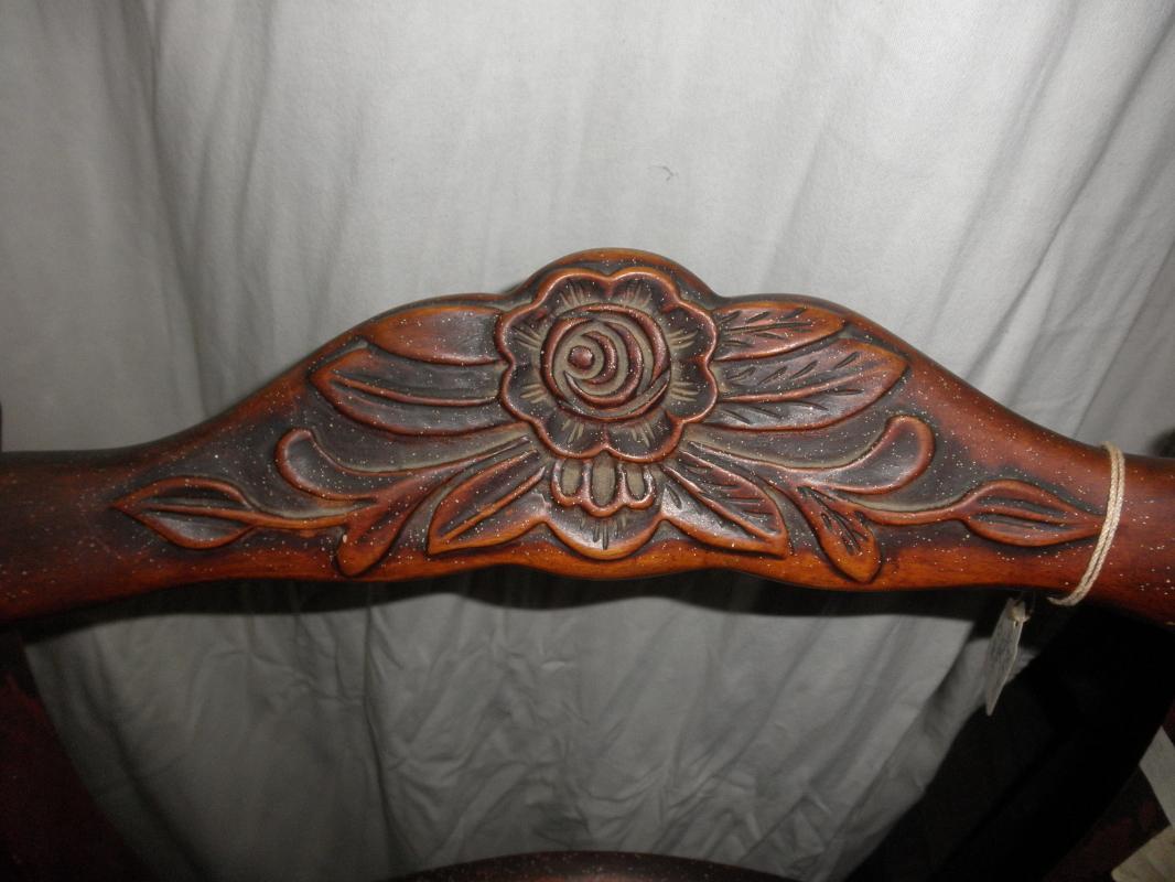 B2749 Vintage/Antique Fancy Set of 3 Mahogany Chairs