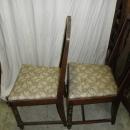 B3292 Vintage/Antique Set of 2 Chairs with Upholstered Seats