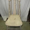 B5397 Vintage/Antique Solid chair painted off white