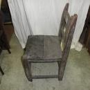 B5396 Antique Primitive Hand Carved Chair