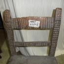 B5396 Antique Primitive Hand Carved Chair