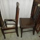 B5398 Vintage/Antique Set of (2) T Back Chairs Original