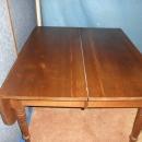 B2557 Antique Solid Walnut Drop Leaf Table