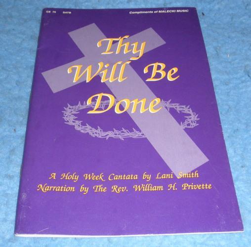 Song Book Thy Will Be Done