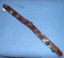 Bells on Leather Strap B4852