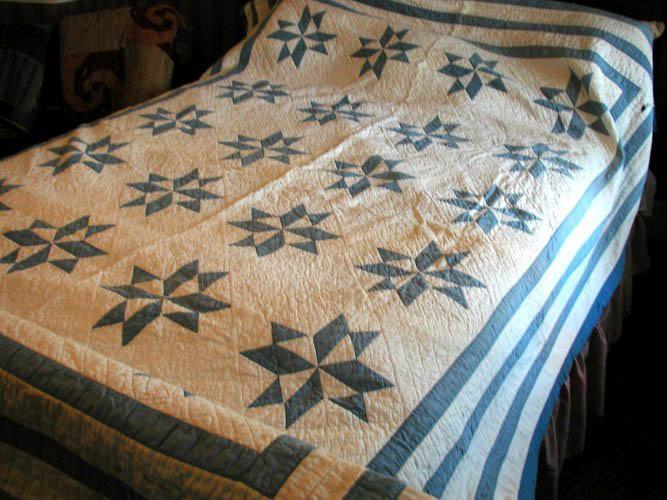 Blue Star Quilt B91