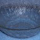 Bowl - Clear Patterened Glass B4494