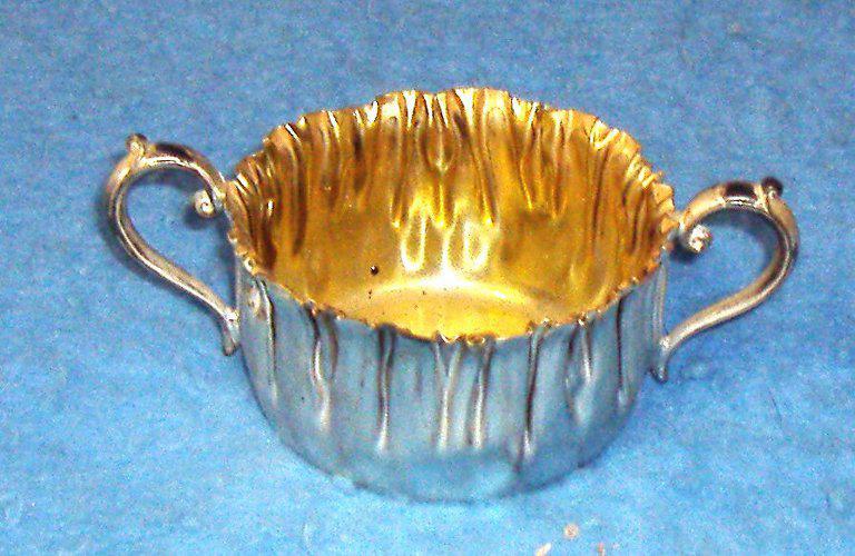 Bowl - Gold And Silver B3773