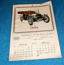 Calendar 1971--Beerman's Auto Body B1345