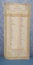 Charts for Hoosier - Daily Reminder B3842