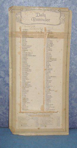 Charts for Hoosier - Daily Reminder B3842