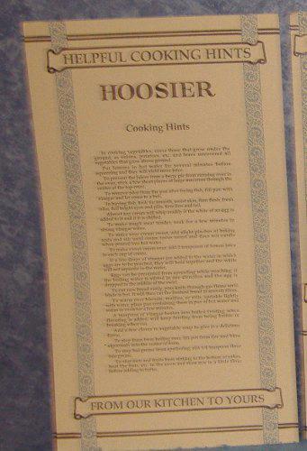 Charts for Hoosier (Set of 3) B3847