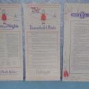 Charts for Napanese Cabinet (Set of 3) B3844