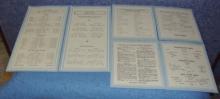 Charts for Sellers Cabinet (Set of 6) B3843