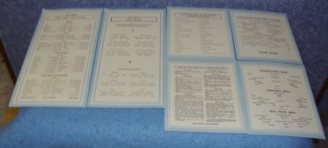 Charts for Sellers Cabinet (Set of 6) B3843