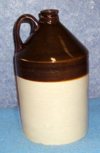 Crock - Jug - Half Brown F168