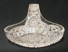Cut Crystal Basket Y239