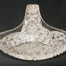 Cut Crystal Basket Y239
