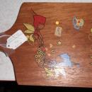 Cutting Board, Painted Angels on Wood B4730