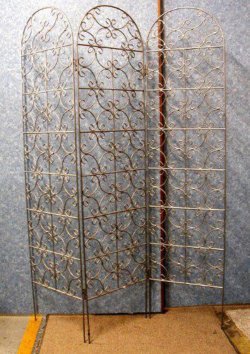 Divider Screen, 3 Panels, Metal Y524
