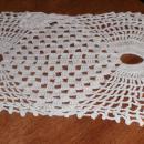 Doily - White - Crochet - Oblong B4525