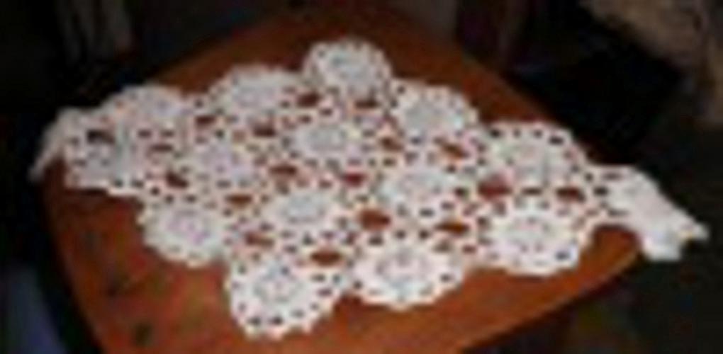 Doily - White - Oblong B4527