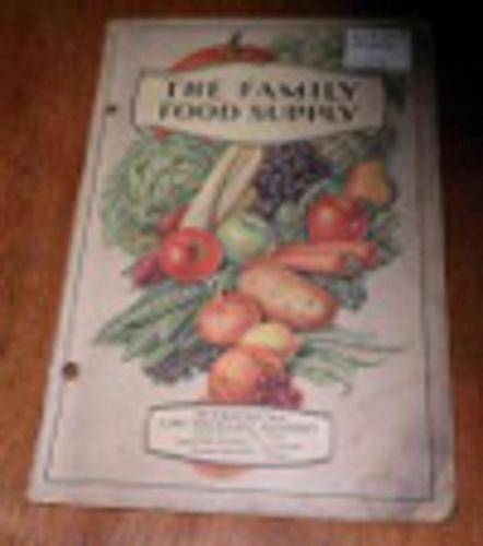 Family Food Supply Cookbook B4569