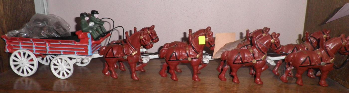 Horses and Beer Wagon, C.I. Y122