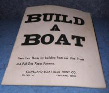 How To Build A Boat - 1939 - Instruction And Print Book B4635