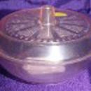 Jar, Small Pink Plastic Jar with Lid B4544