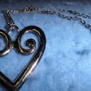Necklace - Heart - Silver With Chain B4606