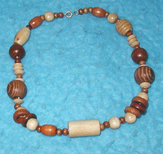 Necklace - Wood Beads B3145