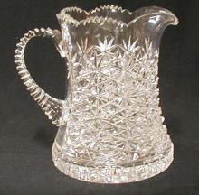 Pitcher, Cut Crystal Pitcher Y241