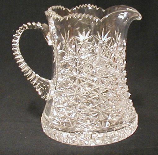 Pitcher, Cut Crystal Pitcher Y241