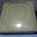 Plastic Box - Green - Square B4625