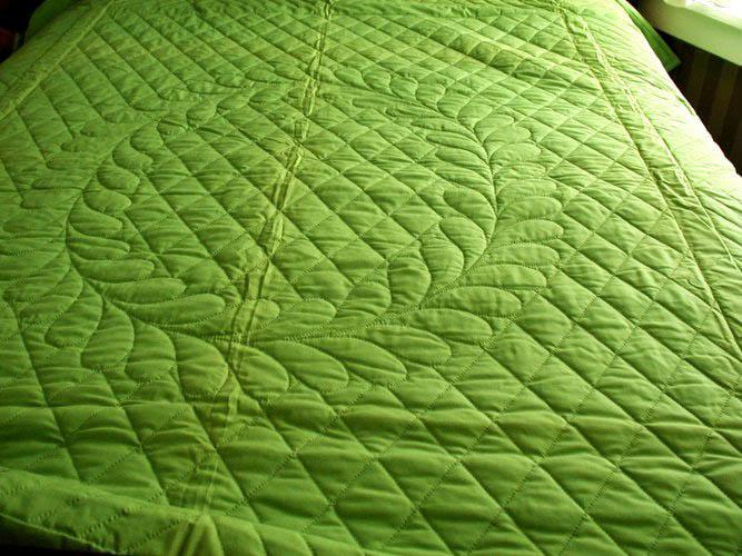 Quilt - Two Sided Yellow And Green B2787