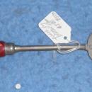 Slotted Fryer Spoon with Red Handle B3830