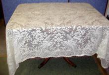 Tablecloth, Lace, Ecru B3564