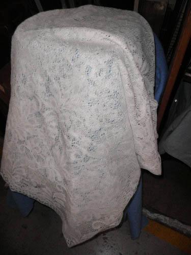 Tablecloth, White Lace B4699