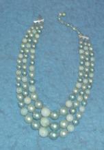 Two-Tone Blue Necklace B4220