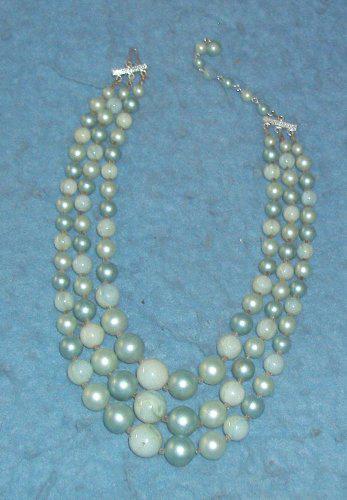 Two-Tone Blue Necklace B4220