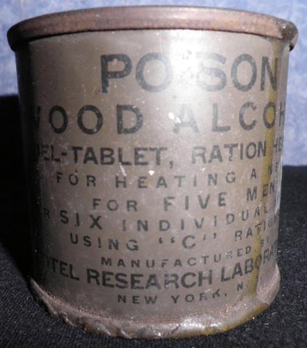 Wood Alcohol Can F195