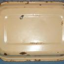 Enamel Pan Cream and Green
