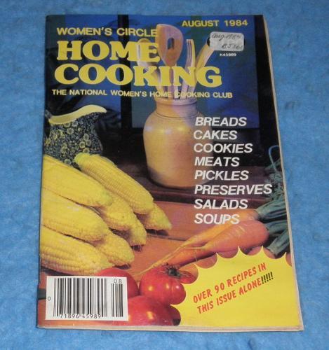 Cookbook -Womens Circle Home CookingAugust 1984