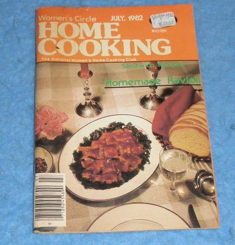 Cookbook -Womens Circle Home Cooking July 1982