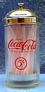 Coke Straw Holder w/Straws