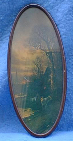 Picture - Oval - Farm Scene